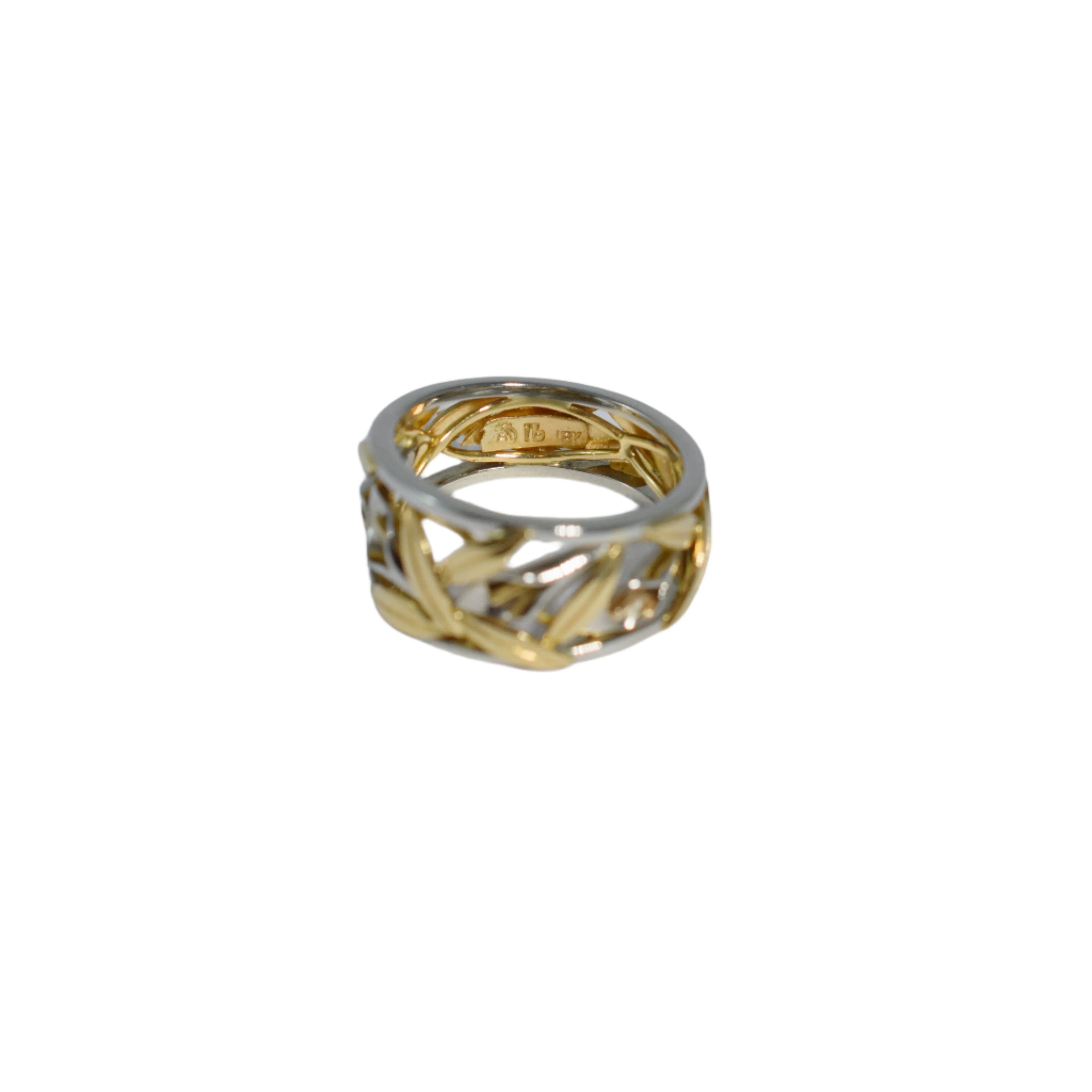 Wide Tapered Calla Lily Ring