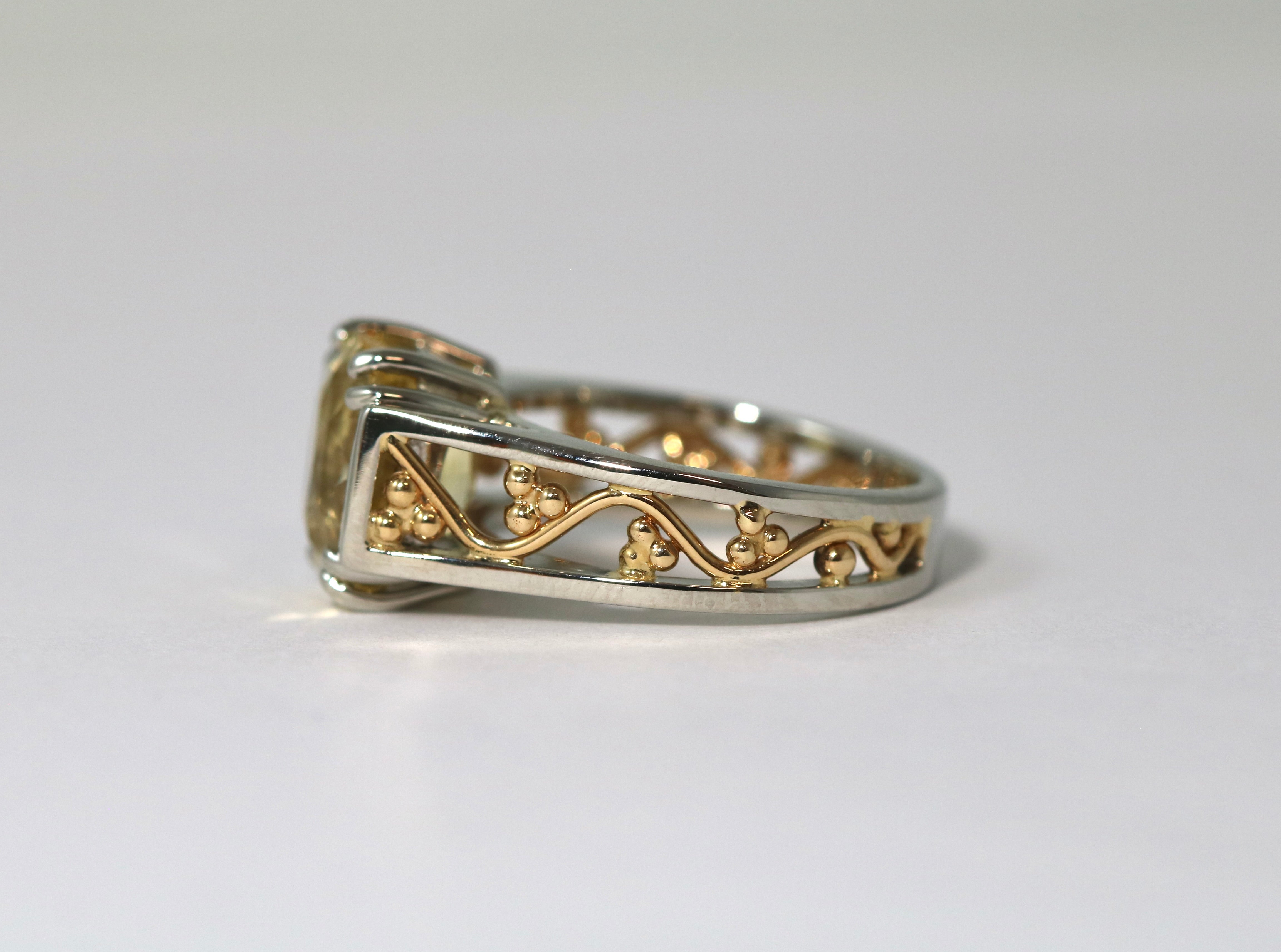 Yellow Sapphire Arabesque