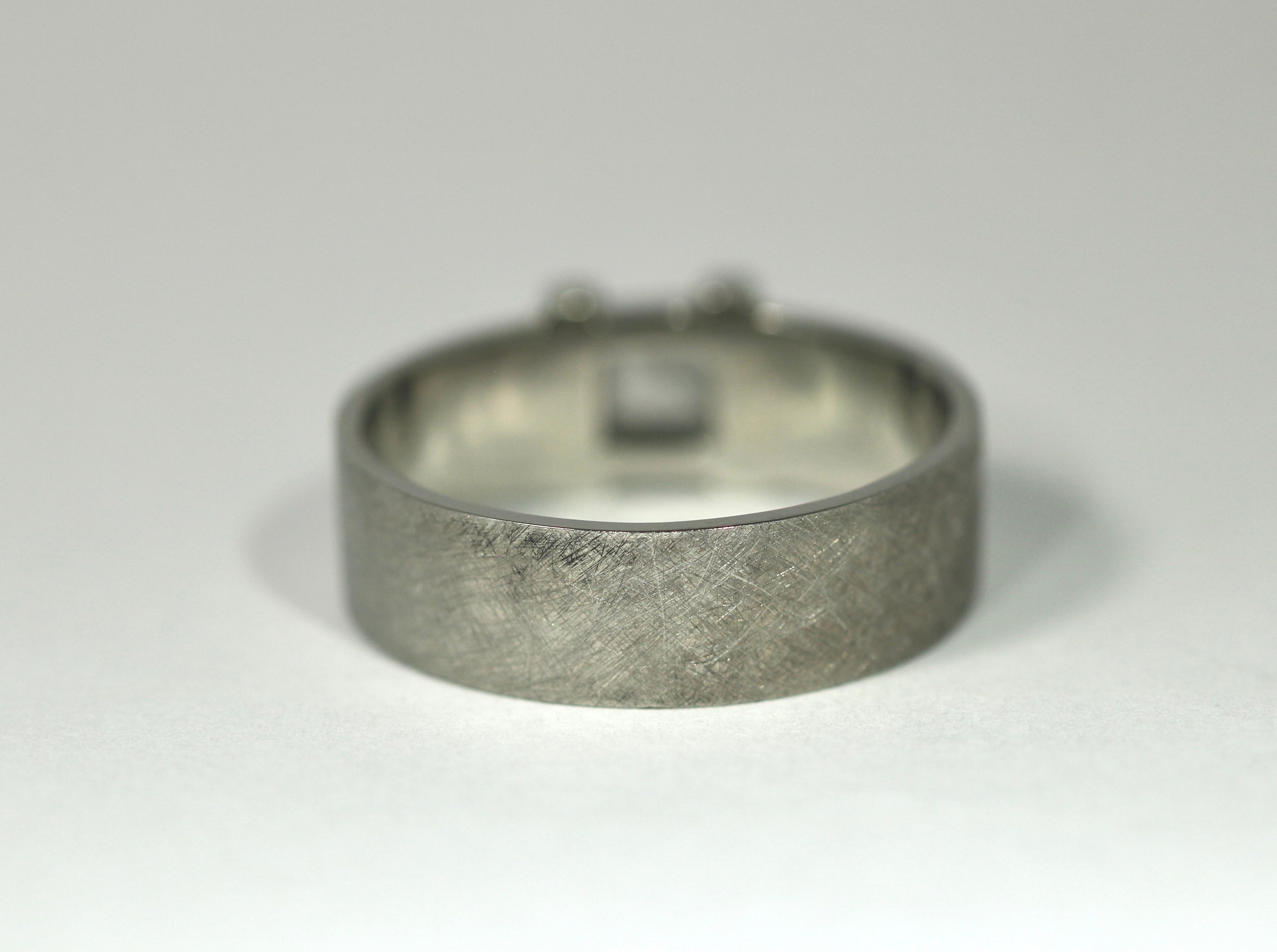 Square Rose Cut Diamond Ring