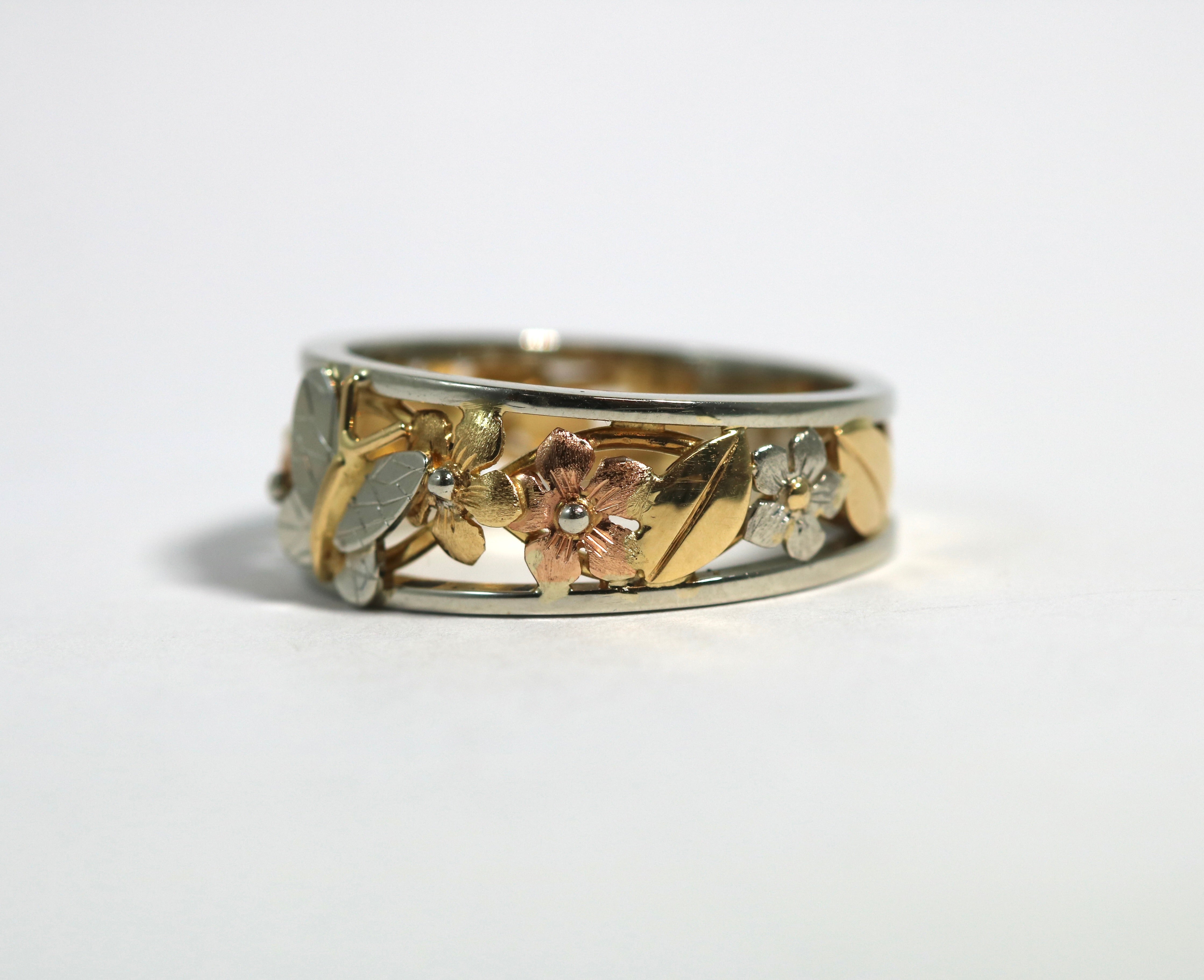 Butterfly Forget-Me-Not Ring