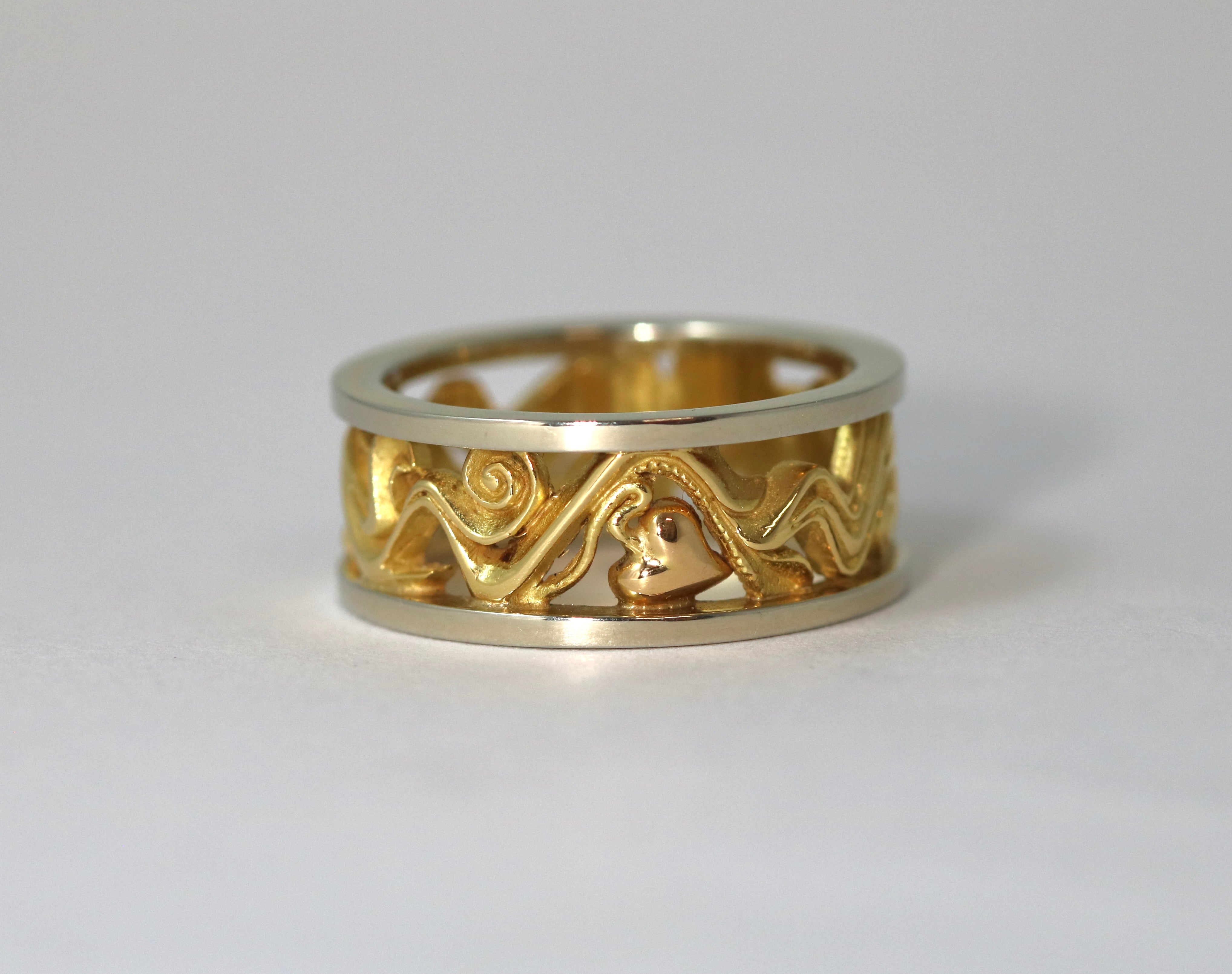 Hearts & Waves Ring