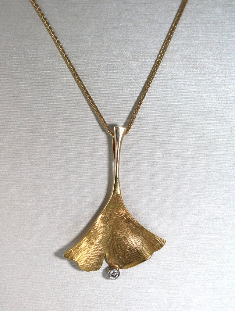Ginkgo pendant
