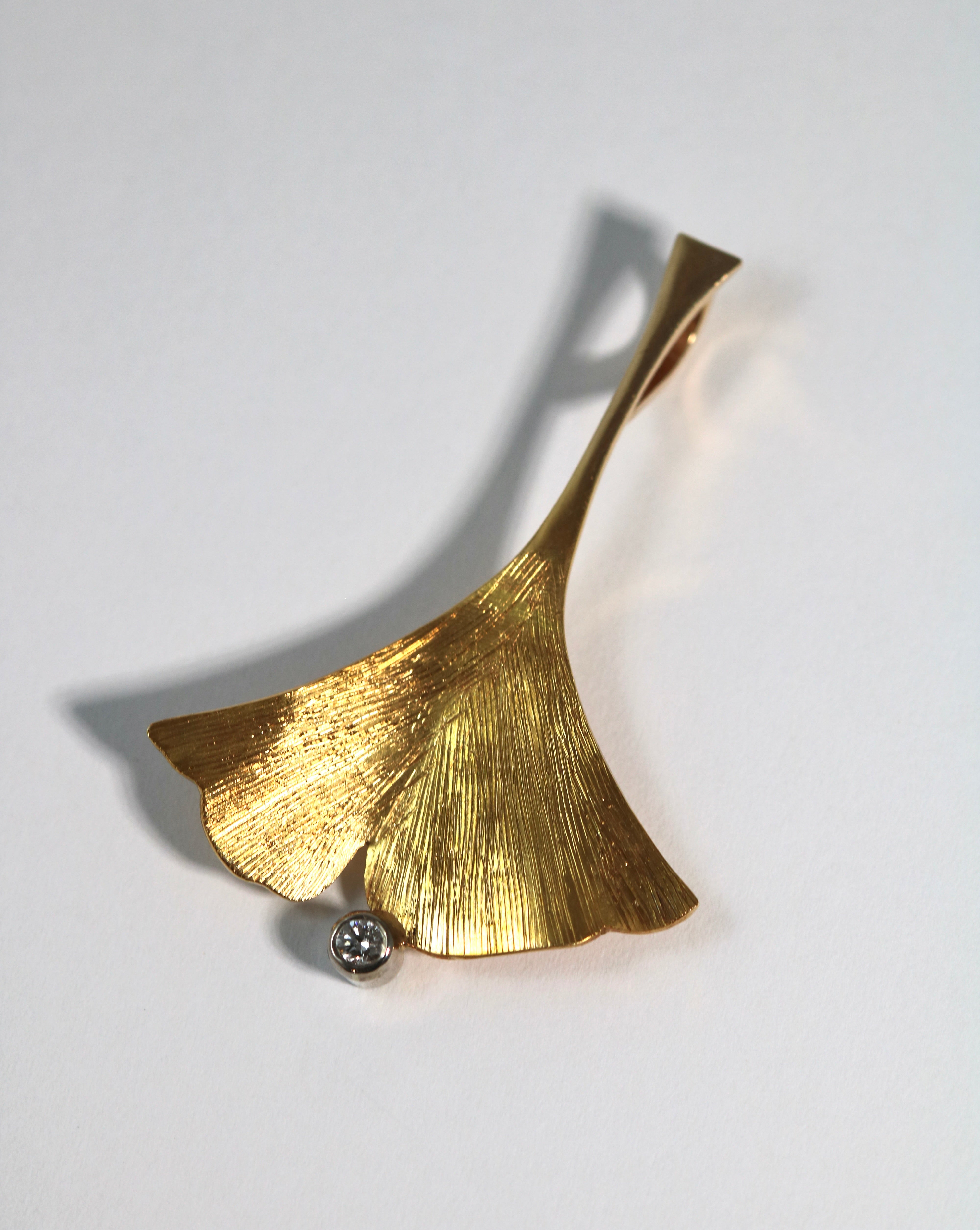 Ginkgo pendant