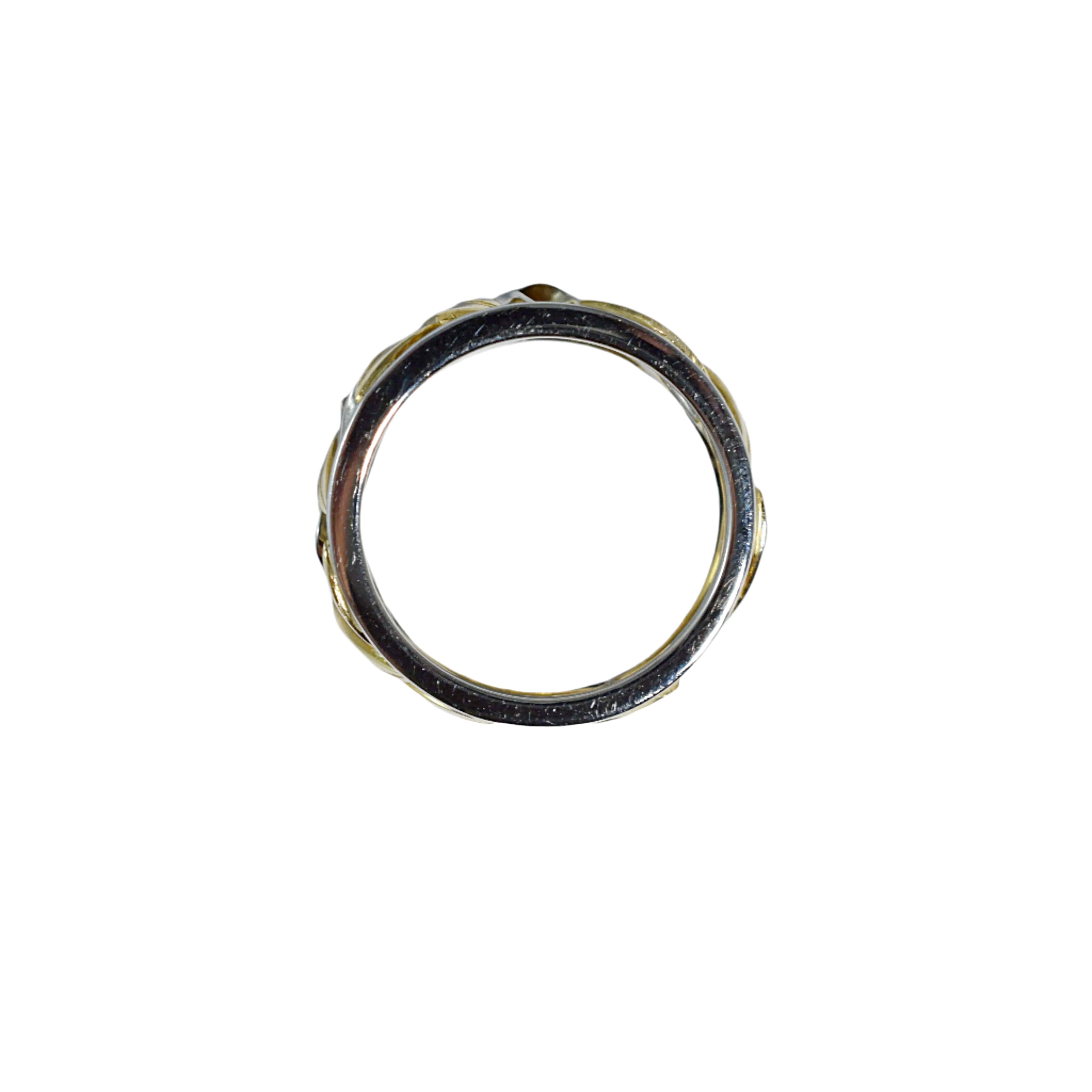 Wide Tapered Calla Lily Ring