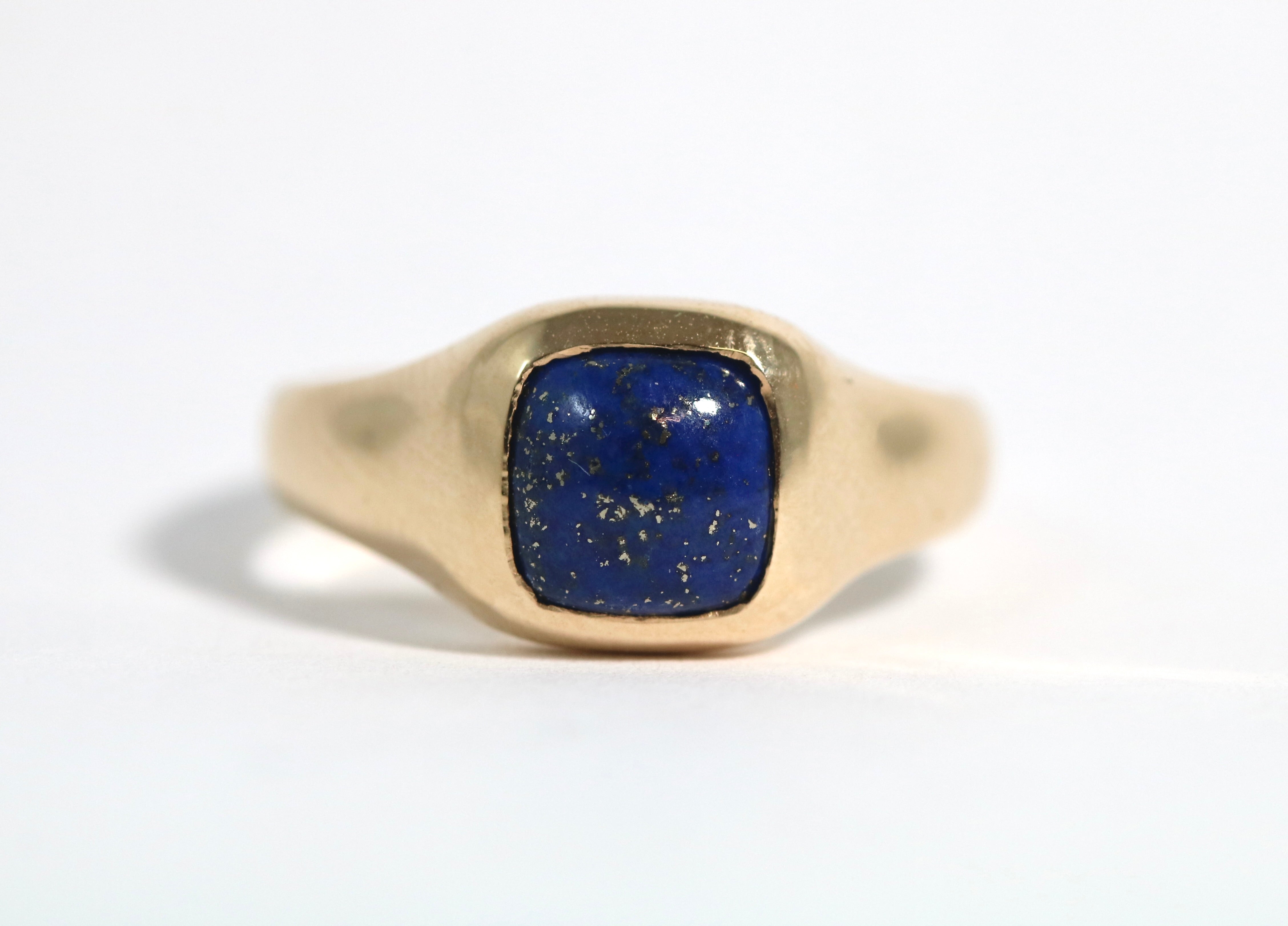 Lapis Signet Ring
