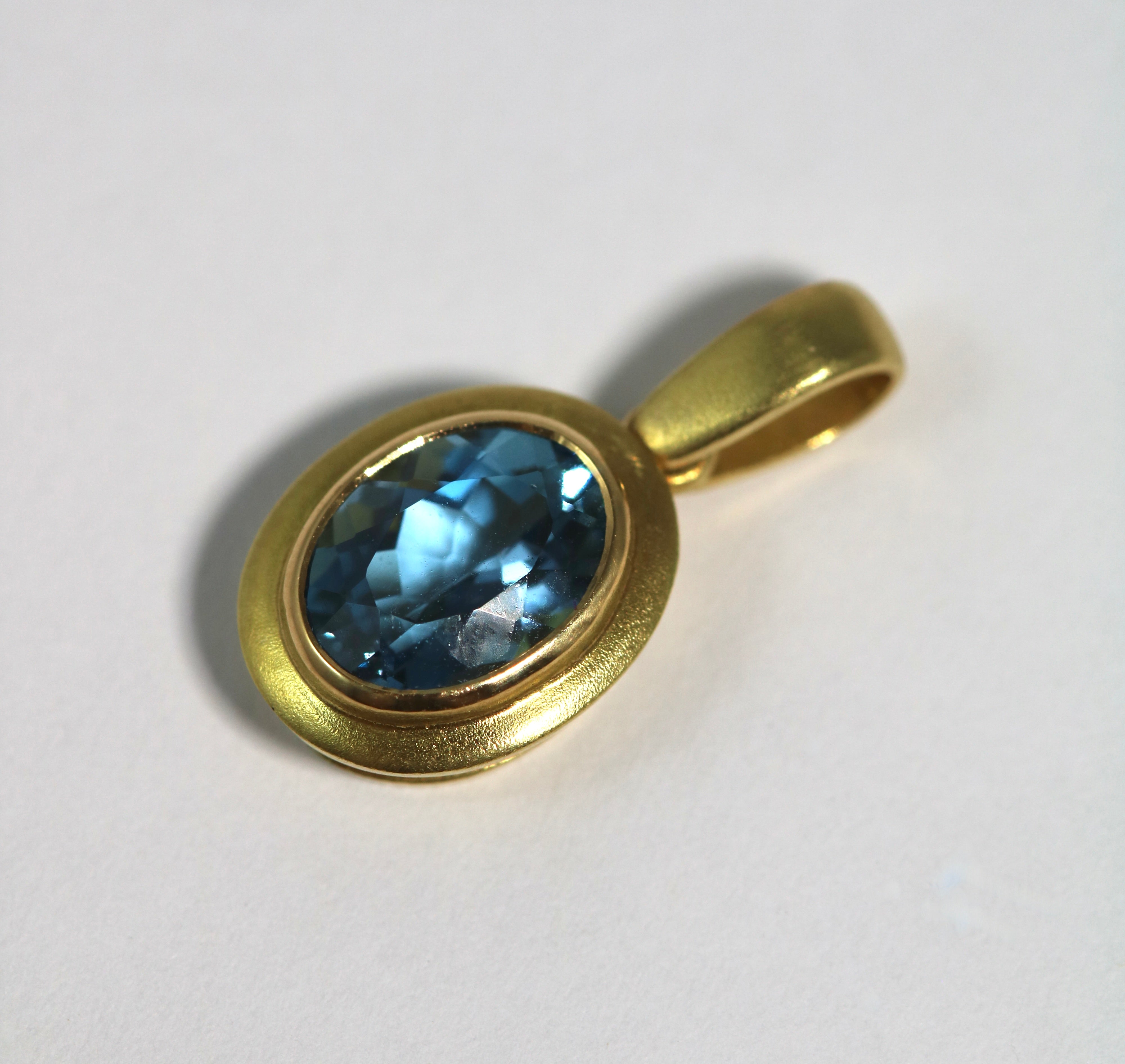 Handmade Aquamarine Pendant