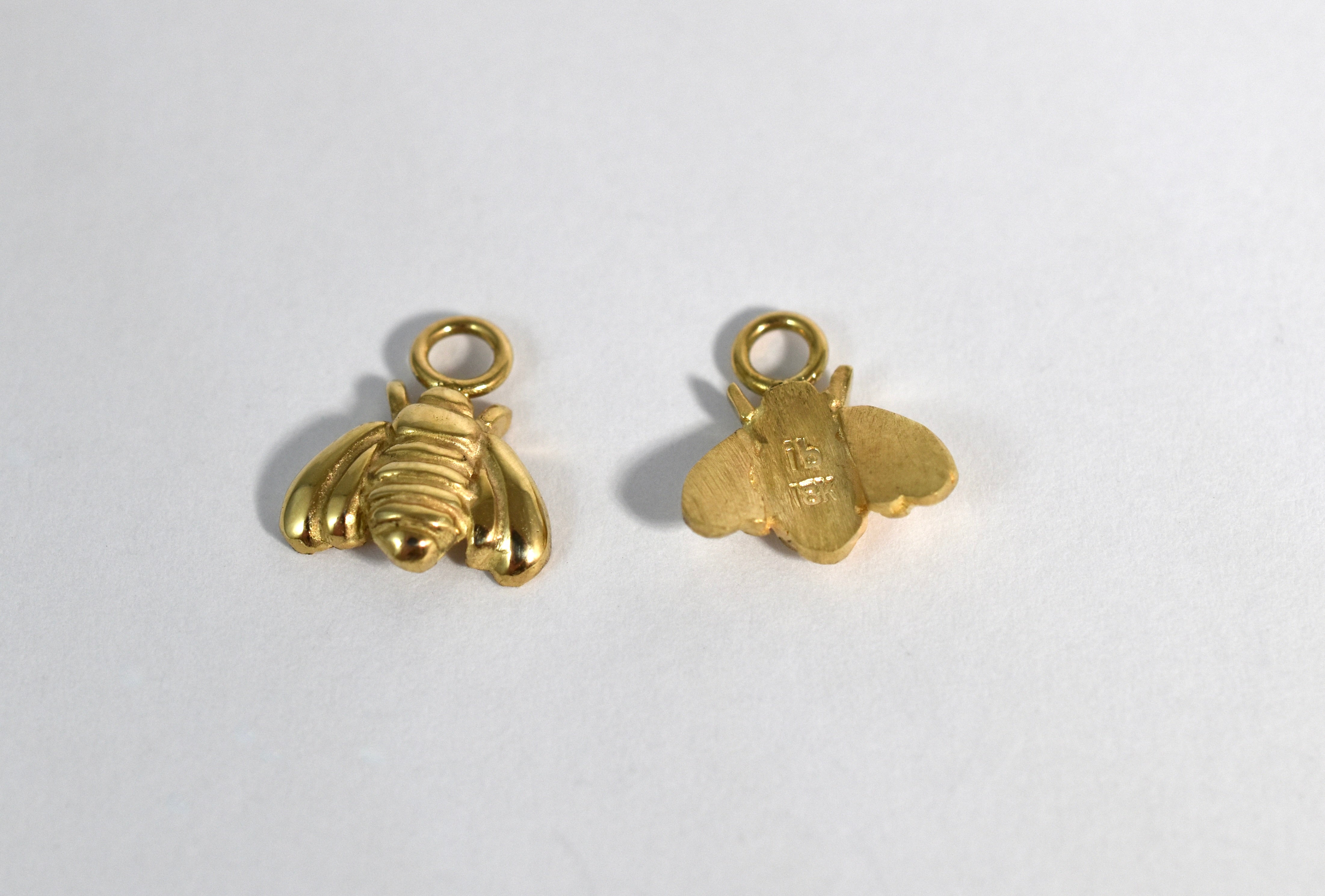 18 karat baby bee drops