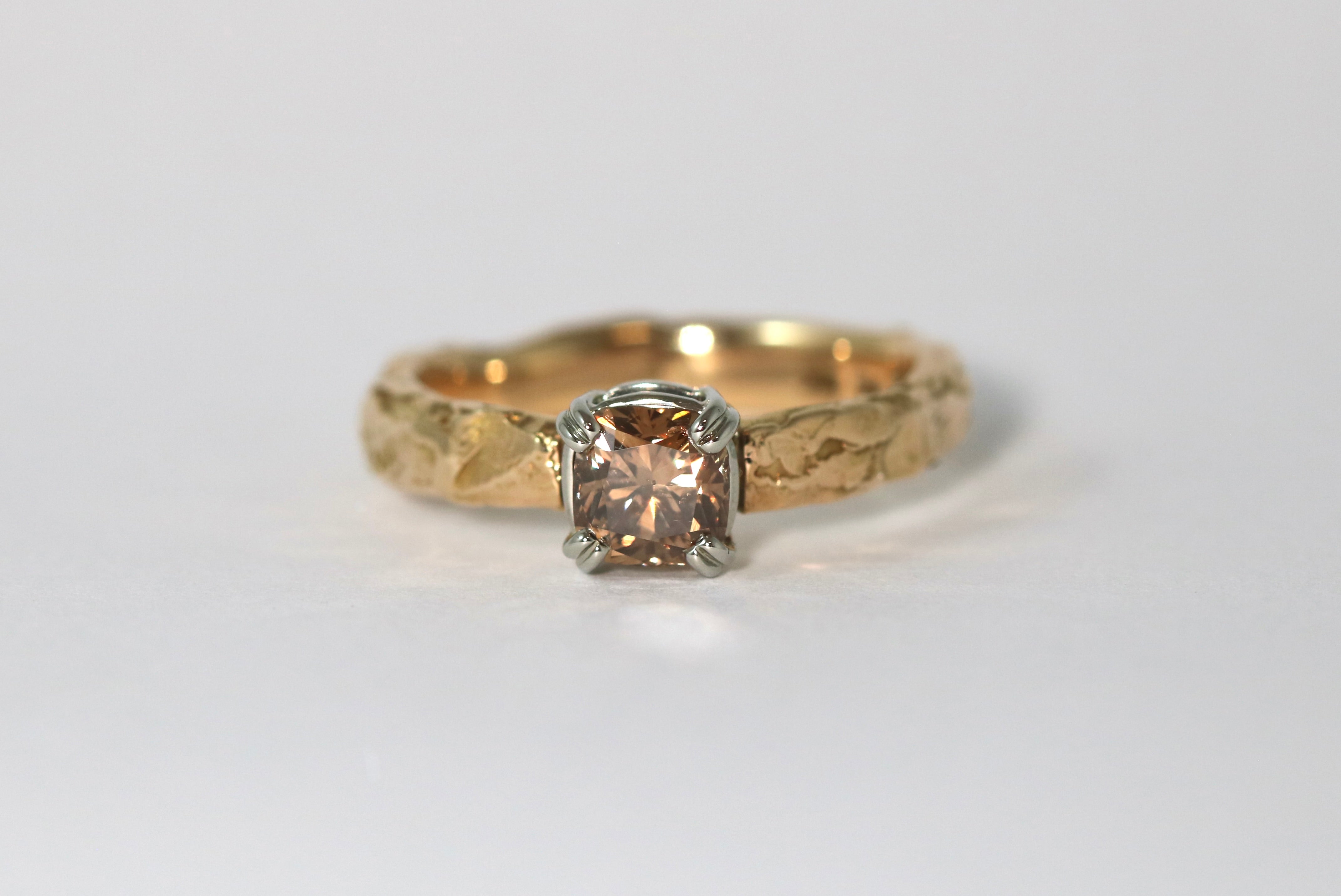Cinnamon Diamond Ring