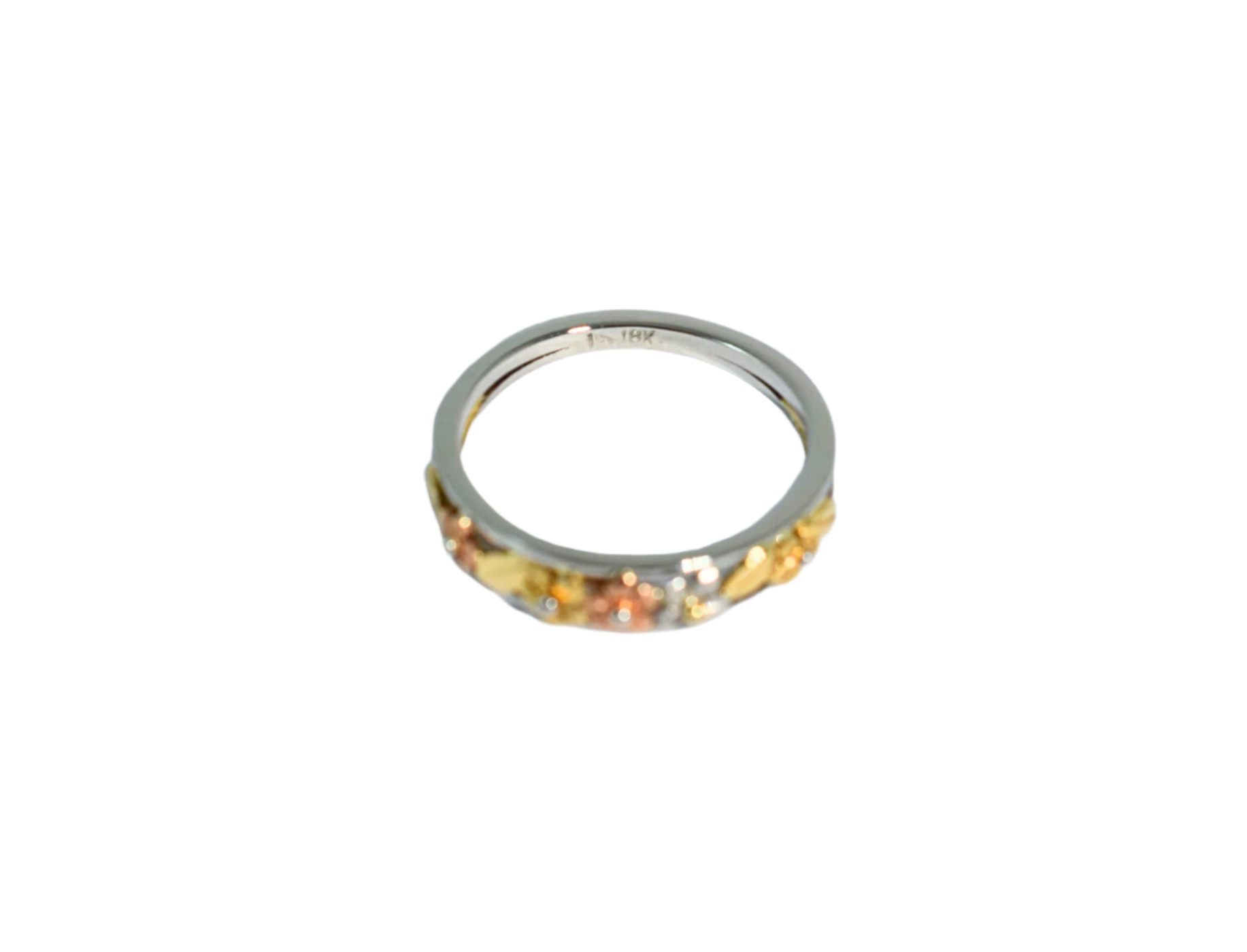 Fine Tapered Forget-Me-Not Ring