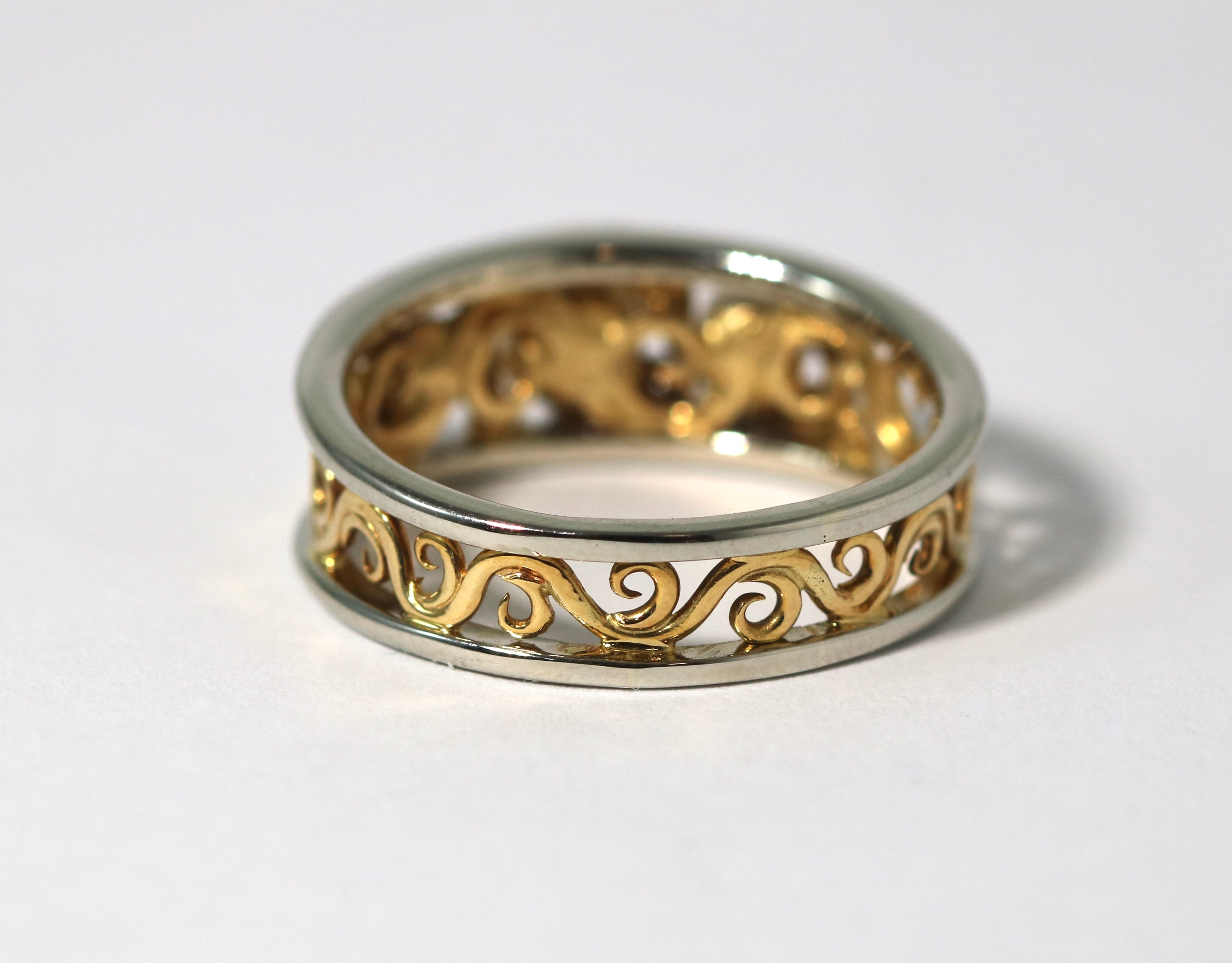 Pearl Arabesque Ring