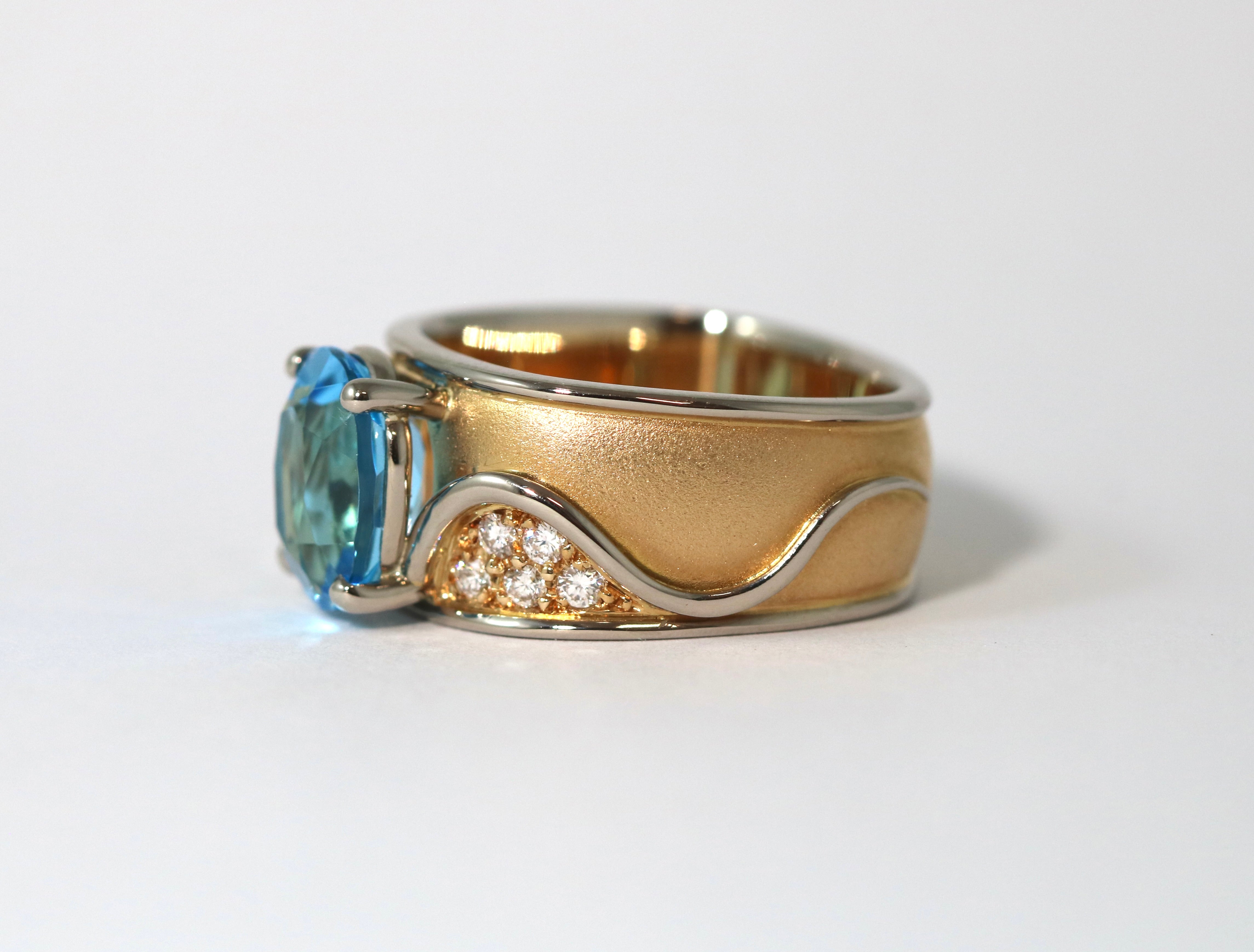 Blue Topaz Ring