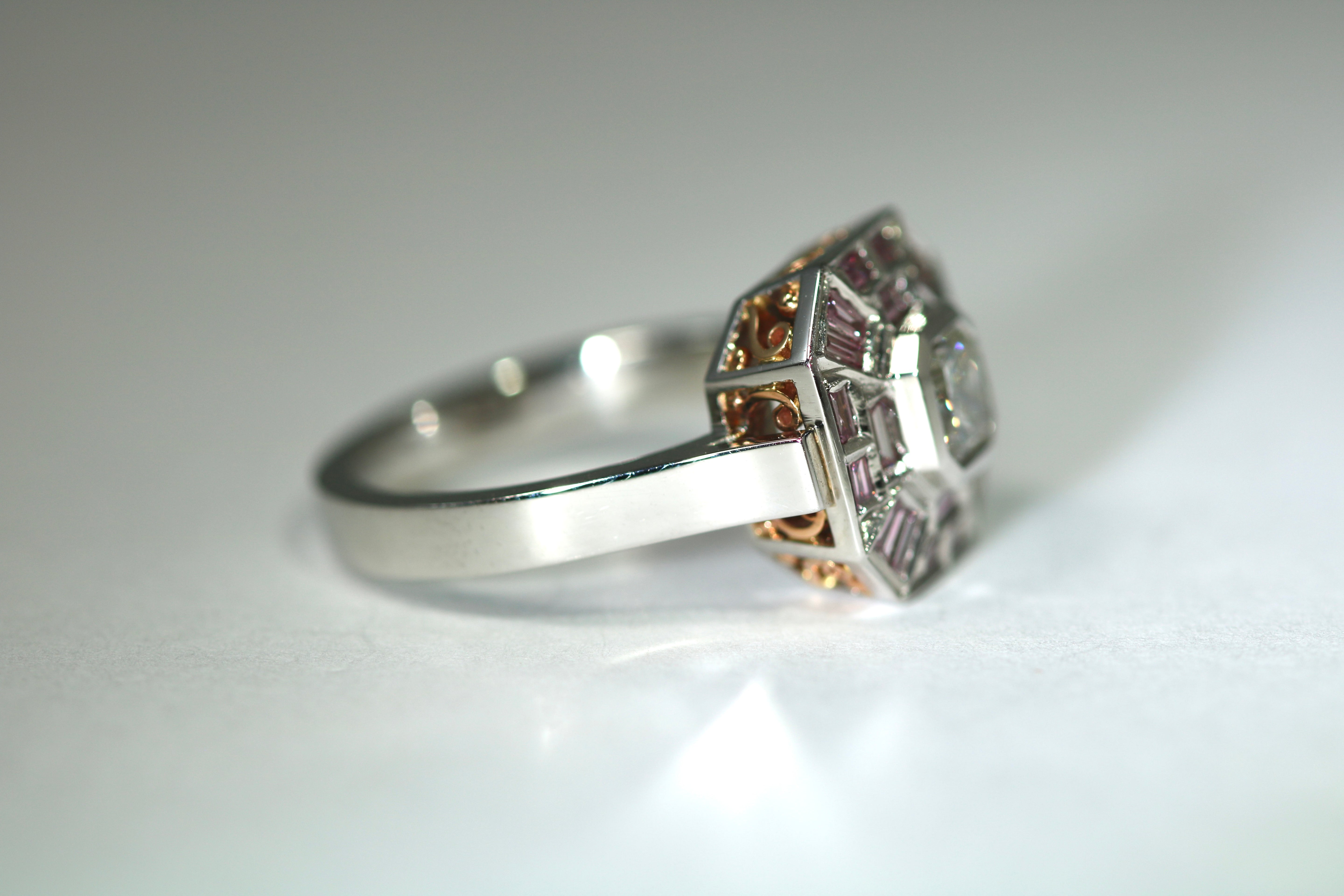Platinum Pirouette Ring