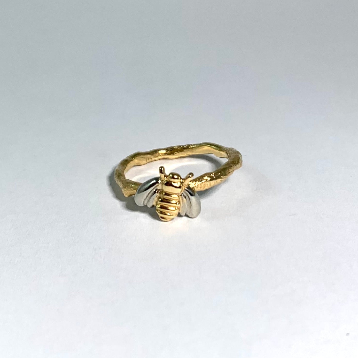 Two Tone Baby Bee Ring